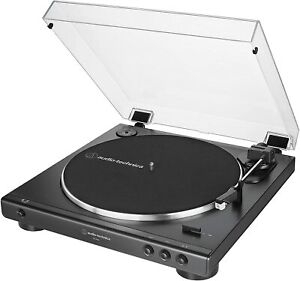 Audio-Technica AT-LP60X 2-Speed Belt-Drive Automatic Stereo Turntable - Black