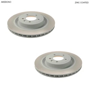 LAND ROVER REAR BRAKE ROTOR DISC RANGE RR SPORT 14-16 LR033302 AKEBONO - Bild 1 von 1