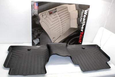 WeatherTech FloorLiner Floor Mat for Hyundai Sonata/ Kia Optima- 2nd Row - Black - Image 1 of 4