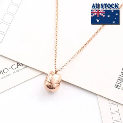 Collar Colgante Sólido Gato de la Suerte Japonés Maneki Neko Oro Blanco/Rosa 18K GF Foto 1 de 3