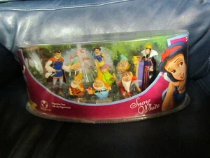 Disney Snow White Figure Set From The Disney Store Dwarfs Prince Witch - Picture 1 of 5