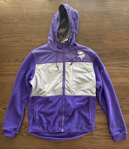 Minnesota Vikings Nike Men's M Full Zip Hooded Jacket Cover