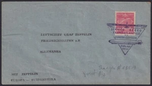 F-EX24306 BRAZIL BRASIL 1933 CONDOR ZEPPELIN TO GERMANY. AUG / 1933.   - Picture 1 of 2