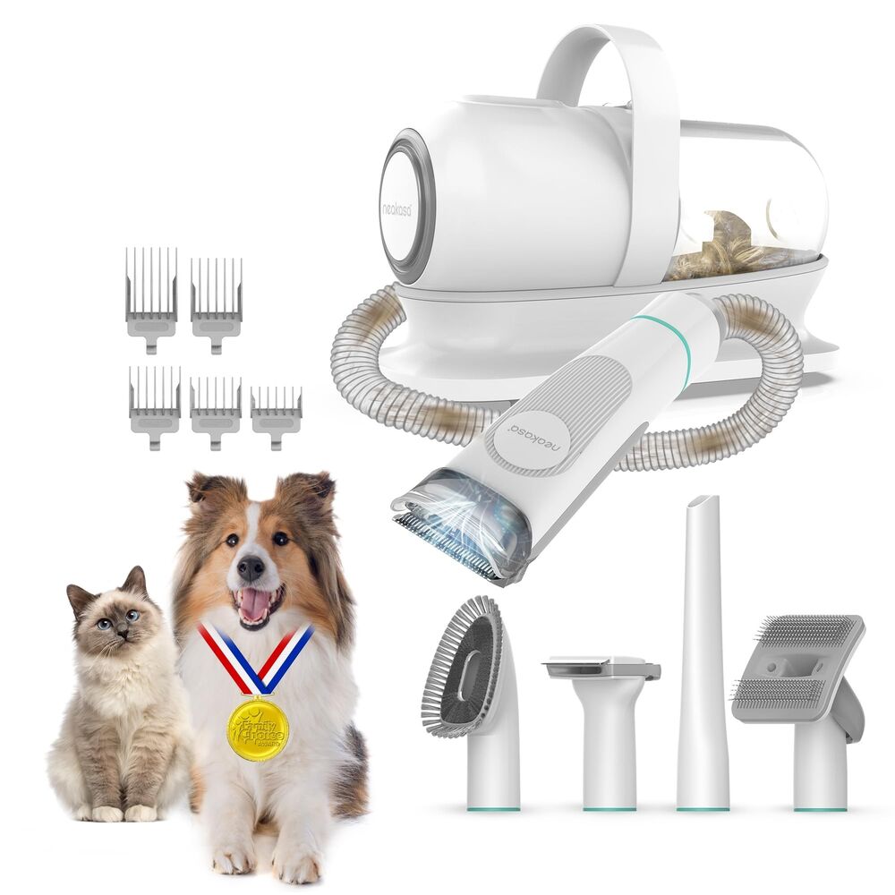 Neakasa by neabot P1 Pro Pet Grooming Kit & Vacuum Suction 99% Pet Hair with ...