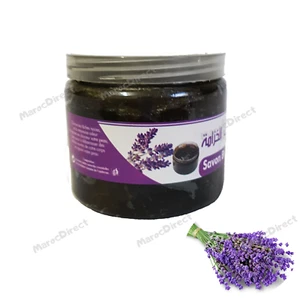 Jabón Beldi negro marroquí hammam spa lavanda cuerpo exfoliante jabón negro puro - Imagen 1 de 3