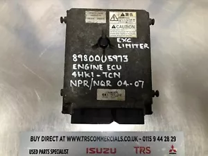 Used Isuzu Truck NPR/NQR Engine ECU 4HK1-TCN 8980005973 - Picture 1 of 1