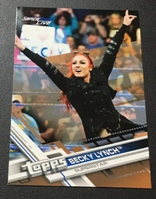 2017 Topps WWE Then Now Forever Base Parallel  Becky Lynch “The Man” - Image 1 of 2