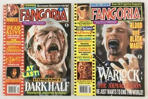 FANGORIA HORROR MAGAZINE lot of 2 issues # 121, 122 NM-/NM 9.2/9.4 Grade Sharp - Picture 1 of 2