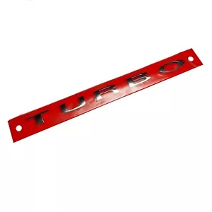 SX SY SZ Territory Turbo Chrome Emblem Nameplate Badge may Suit XR6 BA BF FG XR5 - Picture 1 of 1