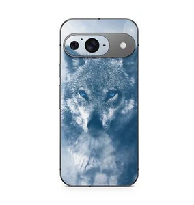 Film de protection Google Pixel 9 Skin design protection contre les rayures vinyle autocollant Wolf blue - Photo 1/1