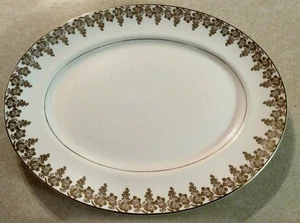 Vintage Myott Son Co set 2 Serving Plates Grapevine pattern. Made in England. - Picture 1 of 7