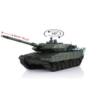 Henglong German Leopard2A6 RC Tank RTR 7.0 1/16 Upgrade 3889 Barrel Recoil Smoke - Picture 1 of 2