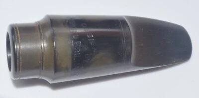 Boquilla de saxo alto de goma dura Brilhart diseñada por primer año subasta original Foto 1 de 4