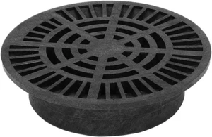 Stormdrain 8" Outdoor round Drain Grate Cover - Fits 6" Catch Basin, SDR and Cor - Picture 1 of 12