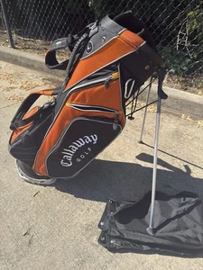 Callaway Warbird 7 Way Divider Golf Stand Bag - Orange & Black  - Picture 1 of 10