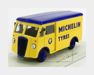1:43 Spark Morris Pv Van Michelin 1948 Yellow Blue S6001 Model - Picture 1 of 2