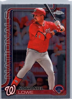 2025 Topps Chrome - Nate Lowe #49 - Image 1 of 2