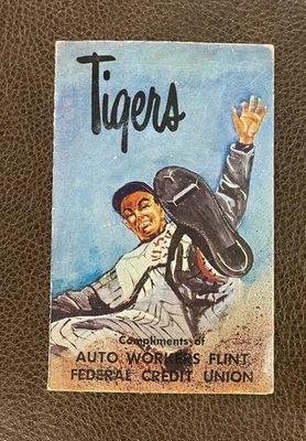 Detroit Tigers 1968 Pocket Schedule Vintage World Series Champions Tiger Stadium - Image 1 of 3