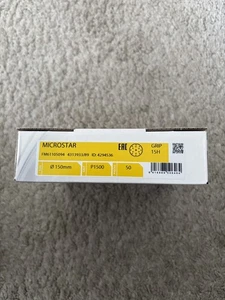 Mirka Microstar P1500 150 mm 15 Loch Filmscheiben - Box mit 50 - Bild 1 von 1