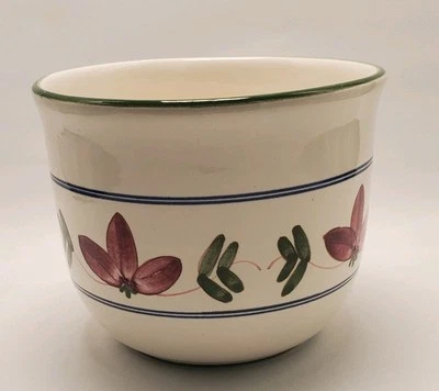 Iden Pottery Planter Handpainted 1970s collectible - Image 1 of 4