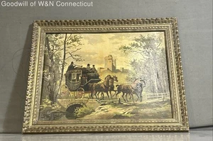 Kutschenfahrt Gemälde - Bild 1 von 7