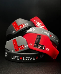 L-Style Silikon-Armband Schwarz Dart - Picture 1 of 1