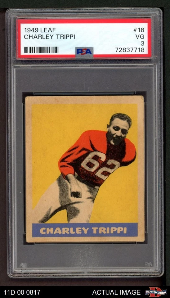 1949 Leaf #16 Charley Trippi HOF PSA 3 - VG - Image 1 of 1