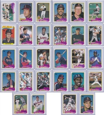 California Angels 1989 Topps Baseball Team Set 28 Cards - Image 1 of 4