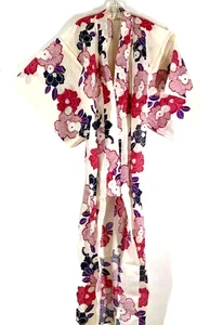 NWT Authentic Kiryu Kimono With Obi And Accessories From Kiryu City Gunma Japan - Picture 1 of 6