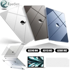 Crystal Clear Hard Shell Case for MacBook Air 13" + Keyboard Cover + LCD Film - Picture 1 of 9