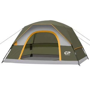 CAMPROS CP Zelte für Camping 2/4/6 Personen Zelt Wasserdicht Winddicht Doppel La... - Bild 1 von 9
