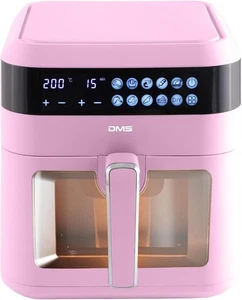 DMS HFG-7R Heißluftfritteuse Fritteuse mit 10 programmen - Display & Timer rosa - Bild 1 von 4