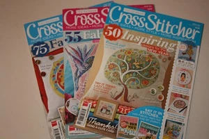Cross Stitcher Magazine Bundle Job Lot x 3. Issues 261 262 263 - Picture 1 of 13