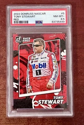 Donruss Nascar 2022 rojo Tony Stewart #5/299 PSA 8,5 Foto 1 de 2