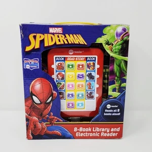Marvel Spiderman 8 Book Electronic Me Reader Read Aloud New - Picture 1 of 6