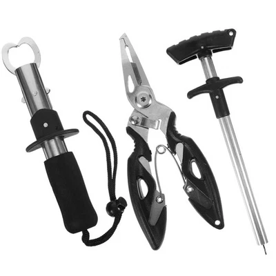 1 Satz Outdoor-Angelzangen Fischlippe Greifer Angelhaken Remover Kit - Bild 1 von 4