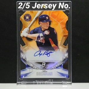 Ssp 2/5 Auto Platinum Cut Alex Bregman - Picture 1 of 2