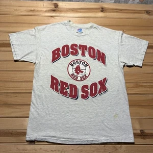 Vintage 1993 Boston Red Sox MLB Baseball Graphic Heather T-Shirt USA Made Large - Picture 1 of 12
