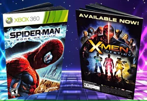 Manuale Spiderman Edge of Time Xbox 360 - Ricambio personalizzato - Foto 1 di 9