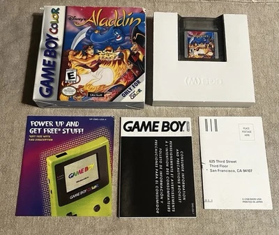 Disney's Aladdin, Nintendo Game Boy Color Complete CIB! Game, Box, Manual - Image 1 of 4