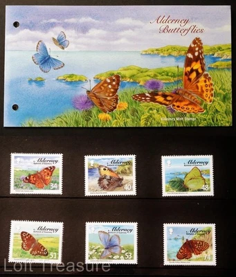 Alderney Stamps: "Alderney - Butterflies" Presentation Pack 2008 - Image 1 of 4