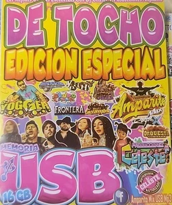 Usb Con Musica DE Tocho Edición ESPECIAL Con 4,480 Canciones En Un USB DE 16GB - Picture 1 of 2