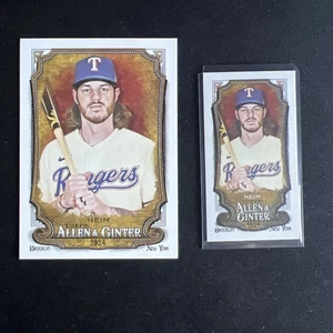 Jonah Heim 2 Card MLB Baseball Trading Card Lot Rangers A&G Back Mini - Picture 1 of 6