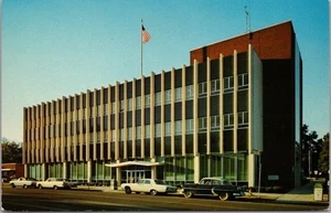 TUPELO, Mississippi Postcard "FEDERAL BUILDING" Street View / Mirro-Krome c1950s - Imagen 1 de 2