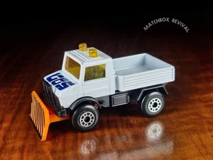Rare "GES" Matchbox No.48 White Mercedes Unimog, Model Car - Picture 1 of 5