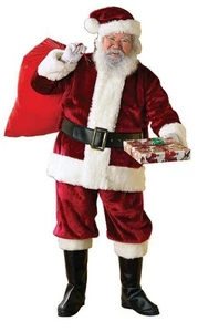 Santa Suit Crimson Regency Deluxe Costume for Adults - Picture 1 of 2