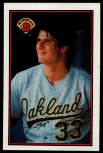 1989 Bowman Jose Canseco #201 Oakland Athletics Vintage Baseballkarte - Bild 1 von 2