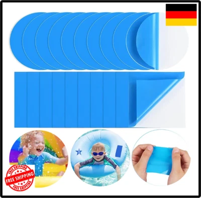 20 Stück Pool Reparaturset Unterwasser,Kleber für Poolfolie Pools Flicken Unter. - Bild 1 von 4
