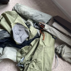 Mountain Hardwear Zelt Lightpath 3 grün mit Extras - Bild 1 von 7