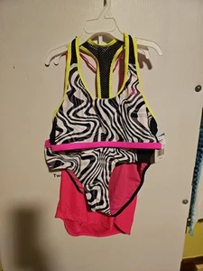 NWT Zeroxposure 3-piece Swim Set Swimsuit Girls Size 16 Bikini & Tank Top Cover - Picture 1 of 8